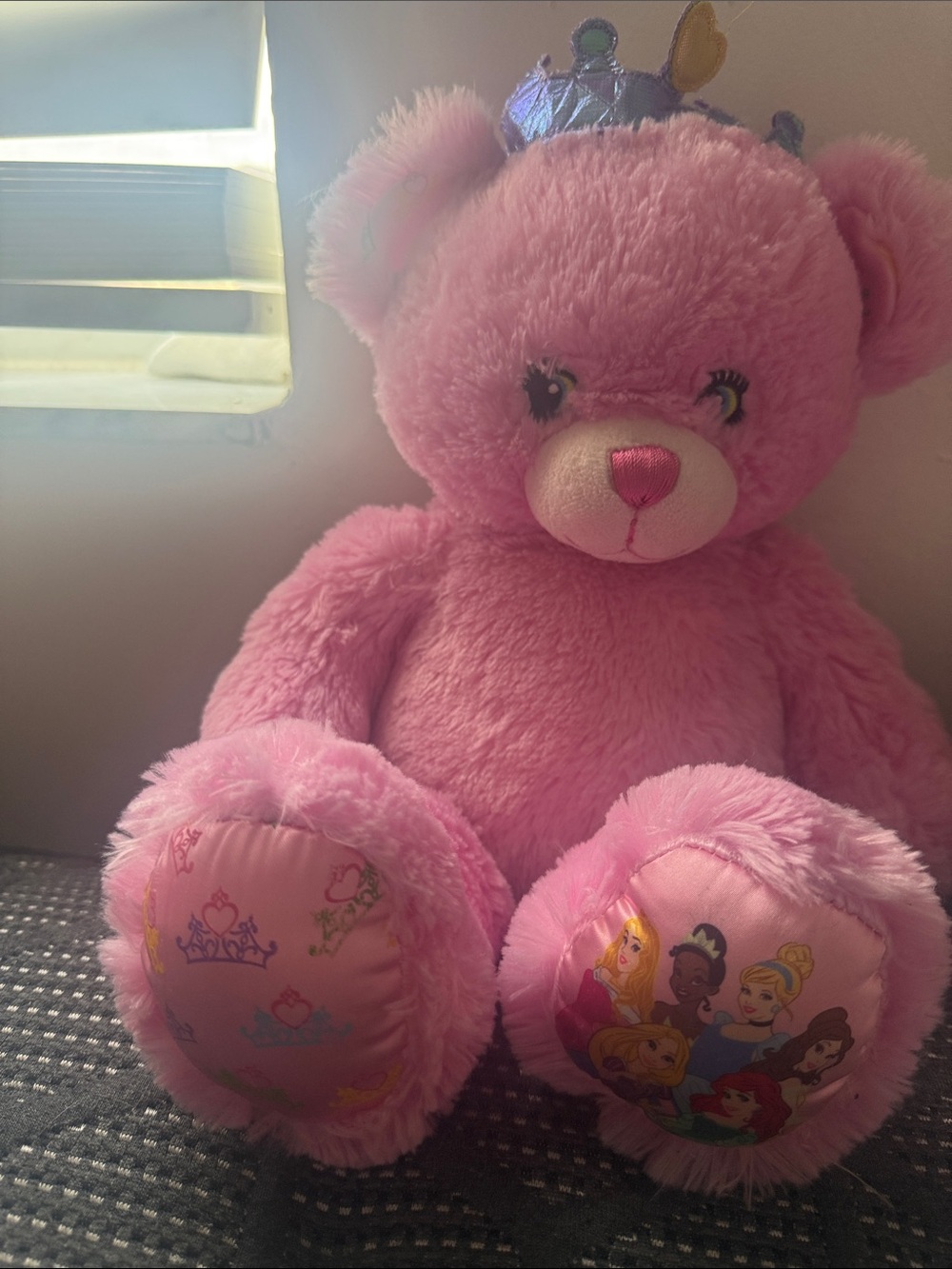 Build a bear disney Pink Princess Plush Teddy Bear - Kids Toys